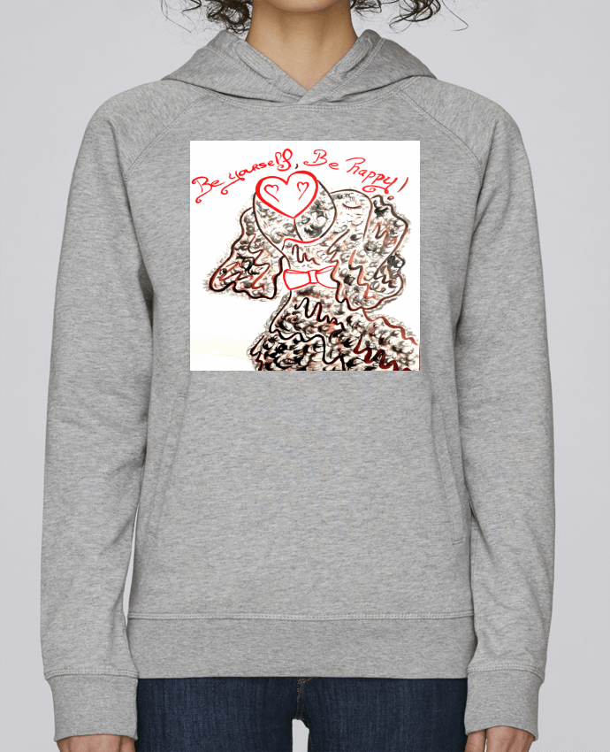 Sweat capuche femme Popdog Art Teckel : fier et adorable  ! par Doudoueditions