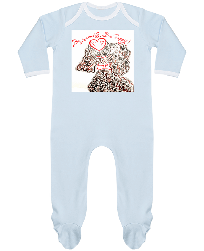 Body Pyjama Bébé Popdog Art Teckel : fier et adorable  ! par Doudoueditions