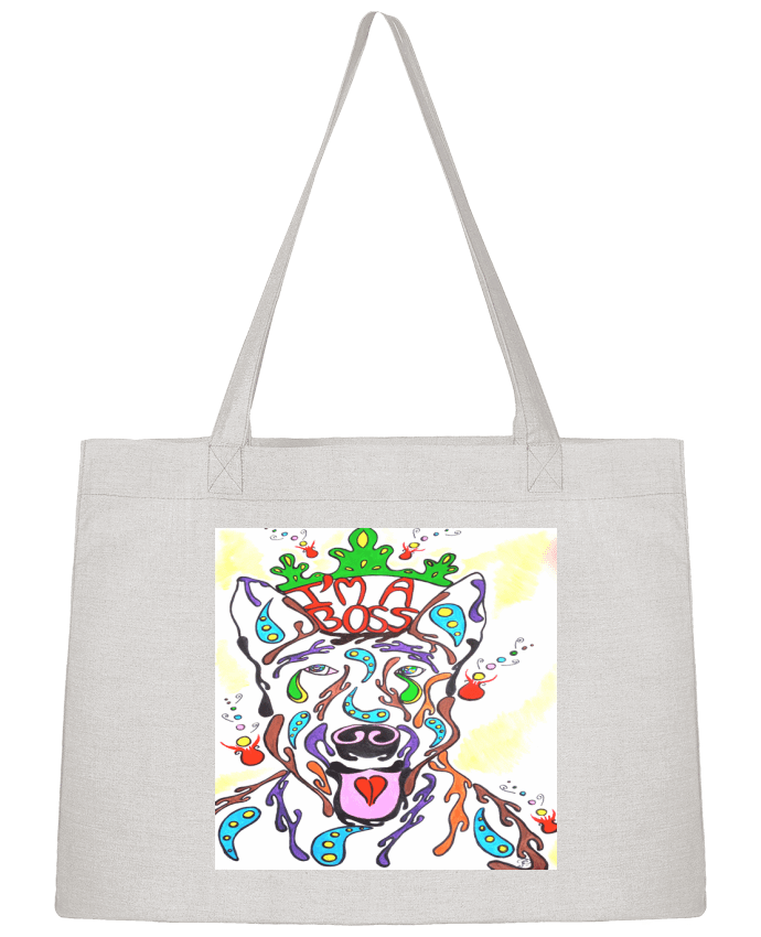 Sac Shopping Popdog American Stadffordshire terrier par Doudoueditions