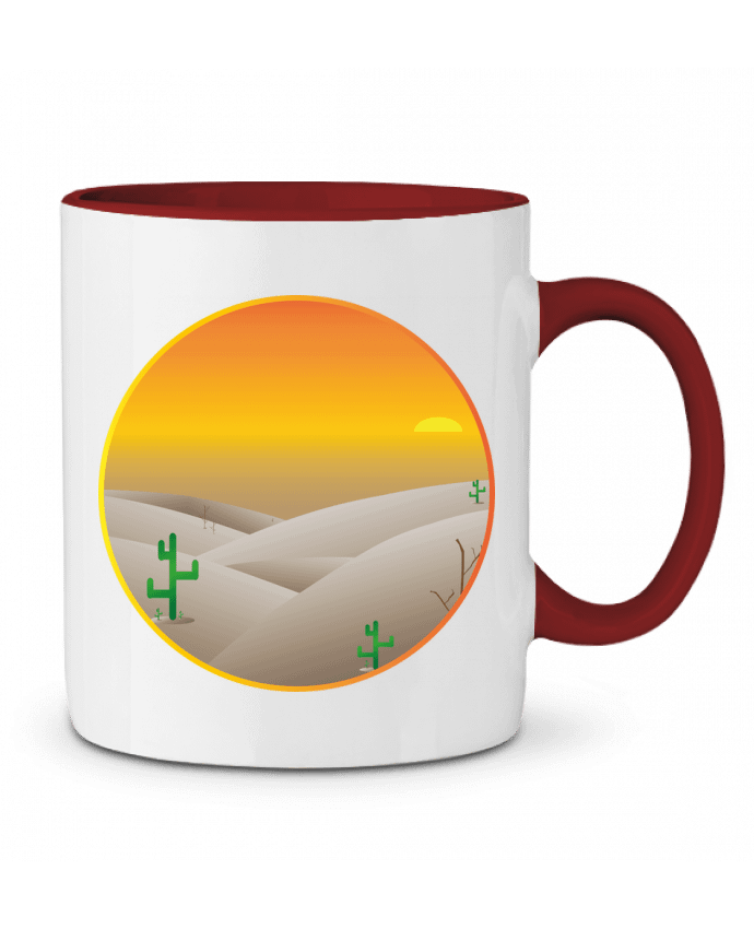 Mug bicolore Désert Lours/2pattes
