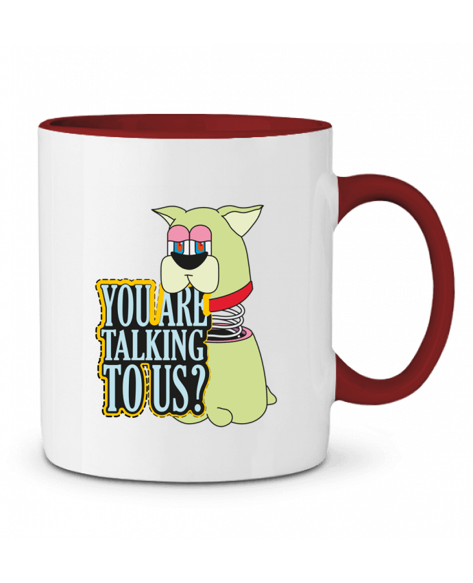 Mug bicolore TALKING Santiaguen