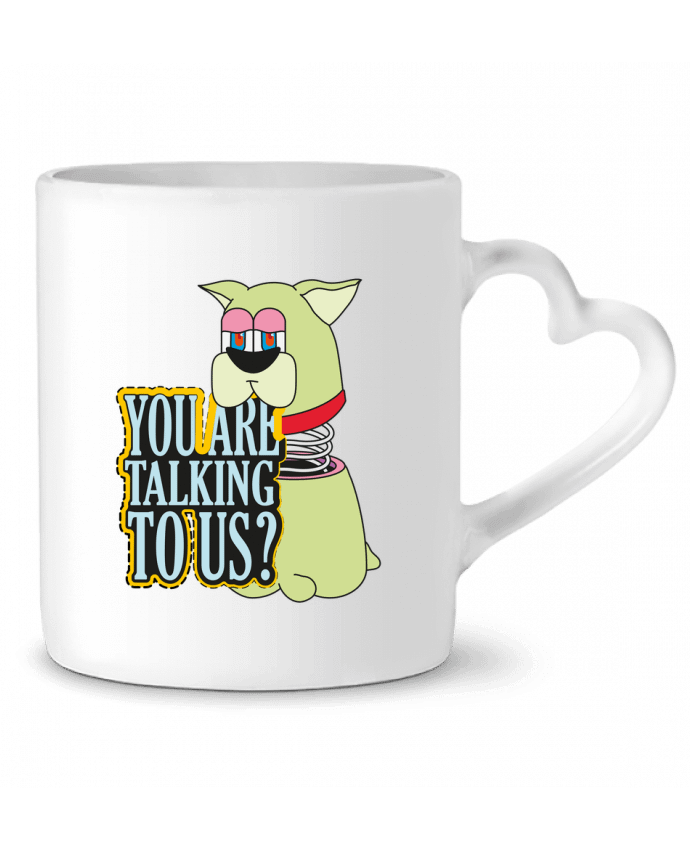 Mug coeur TALKING par Santiaguen