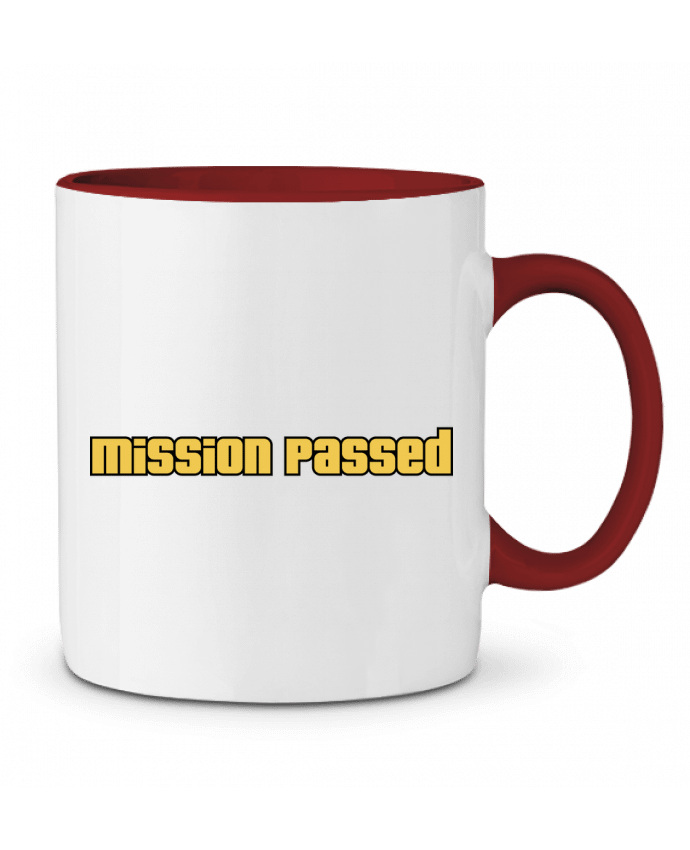 Mug bicolore Mission Passed WearTheFuck