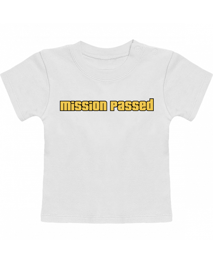 T-shirt bébé Mission Passed manches courtes du designer WearTheFuck