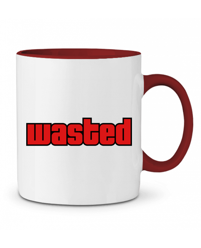 Mug bicolore Wasted John Wait