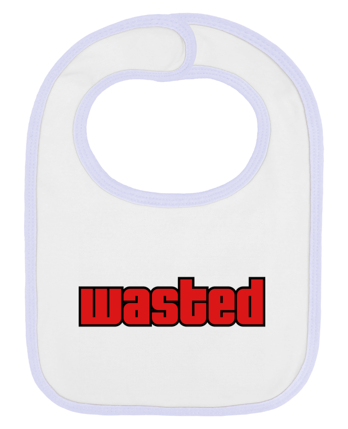 Bavoir bébé uni Wasted par John Wait