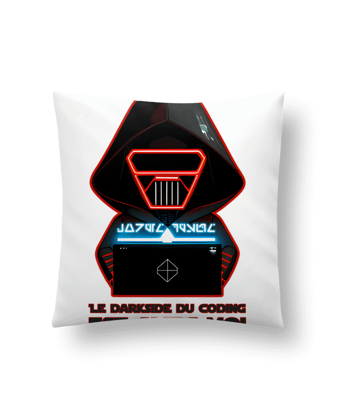 Coussin Le DarkSide du coding est avec moi. par ALXCOOZ1
