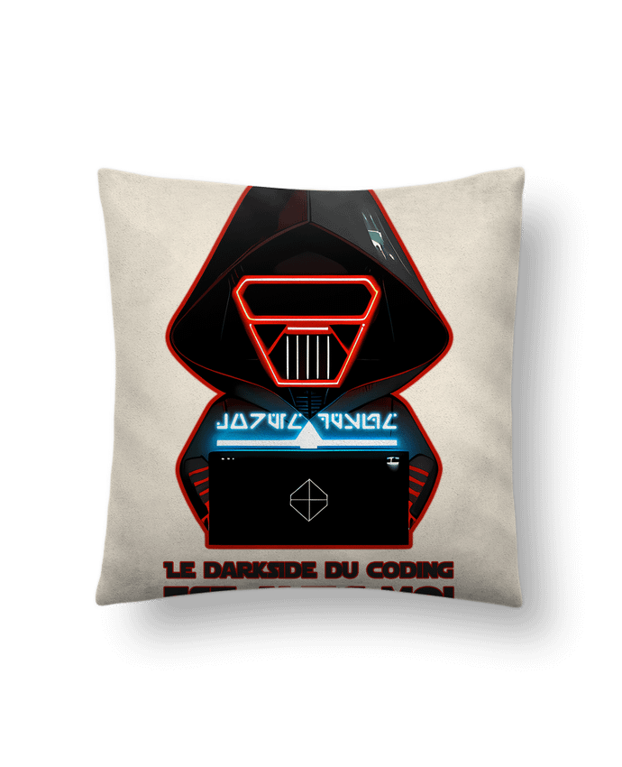 Coussin suédine Le DarkSide du coding est avec moi. par ALXCOOZ1