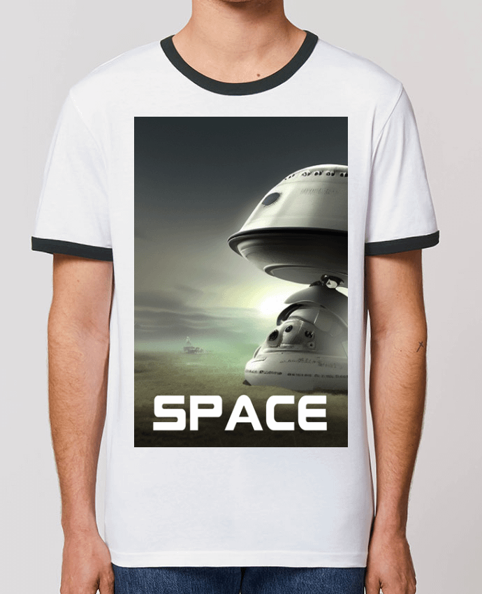 T-shirt STATION MARS par Goryl graph