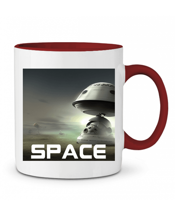 Mug bicolore STATION MARS Goryl graph