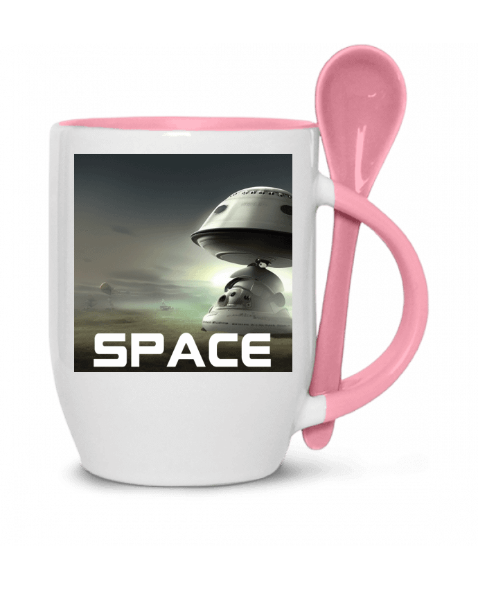  Tasse cuillère STATION MARS par Goryl graph