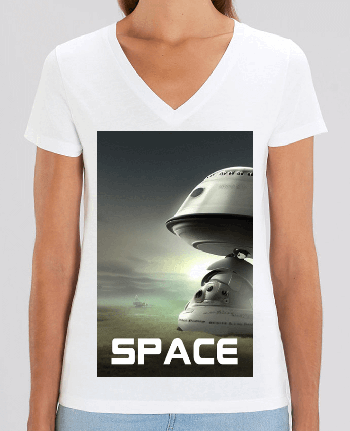 Tee-shirt femme STATION MARS Par  Goryl graph