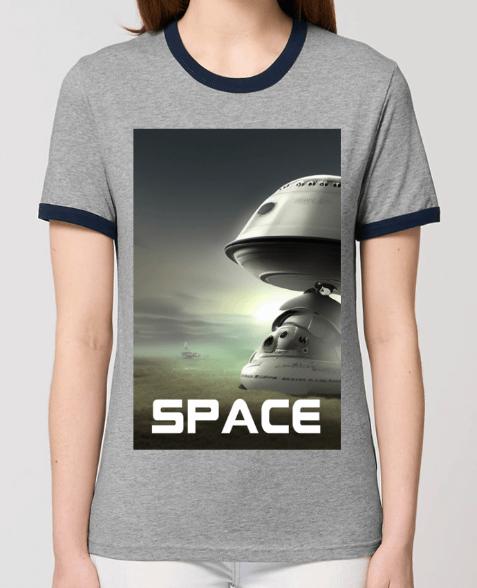 T-shirt STATION MARS par Goryl graph