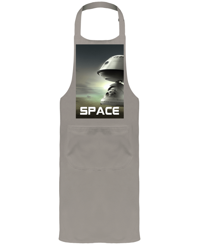 Tablier avec poches STATION MARS par Goryl graph
