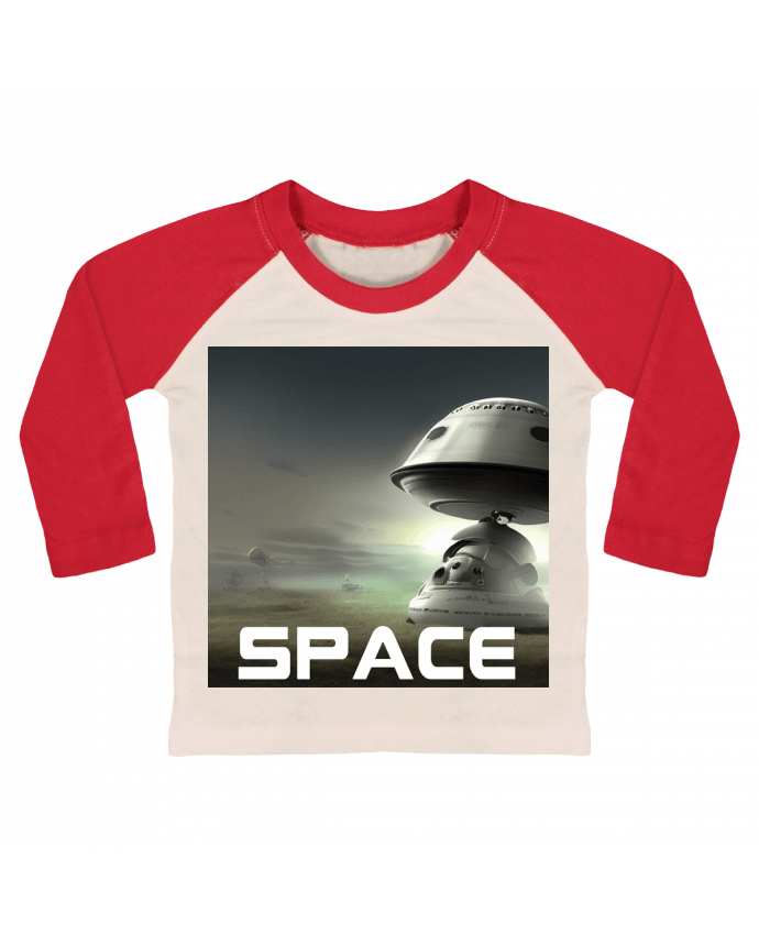 Tee-shirt Bébé Baseball ML STATION MARS par Goryl graph