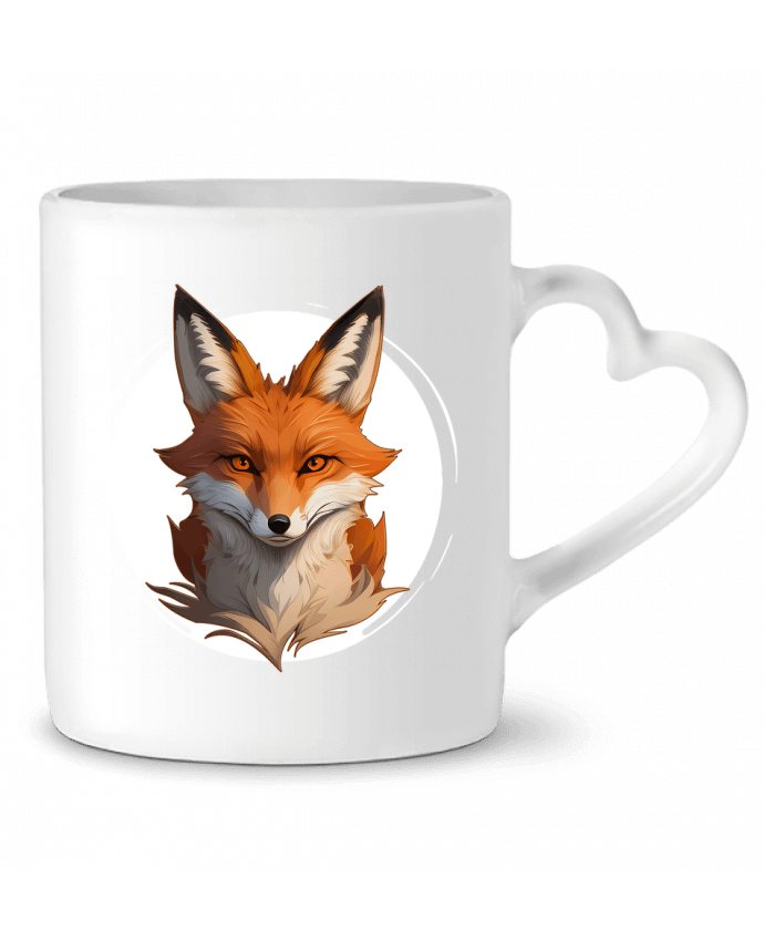 Mug coeur Le Renard par ALXCOOZ1 DESIGN