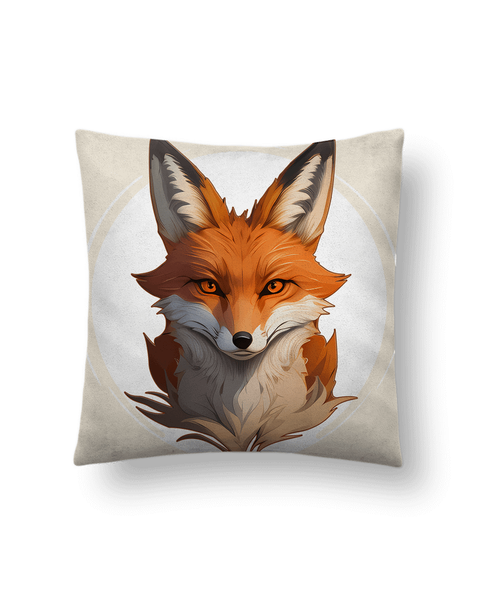 Coussin suédine Le Renard par ALXCOOZ1 DESIGN