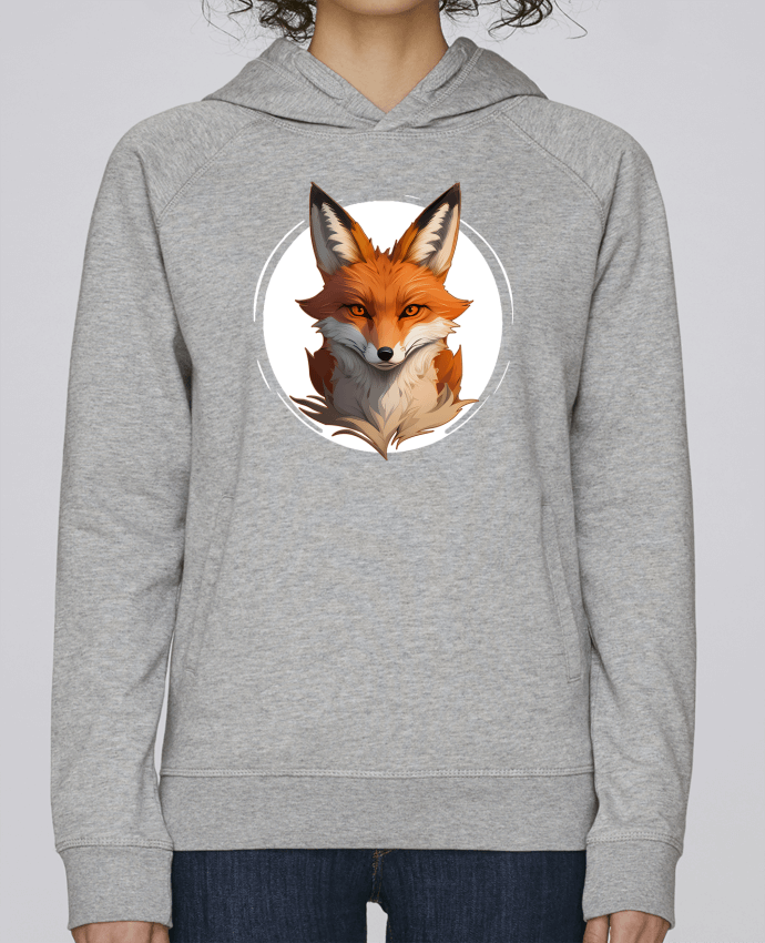 Sweat capuche femme Le Renard par ALXCOOZ1 DESIGN