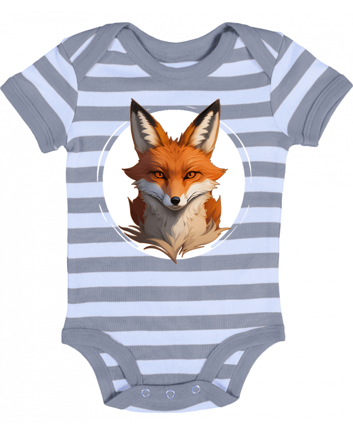 Body Bébé Rayé Le Renard - ALXCOOZ1 DESIGN