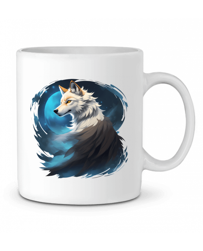 Mug  La Lueur du Loup : Entre Ténèbres et Mystère par ALXCOOZ1 DESIGN