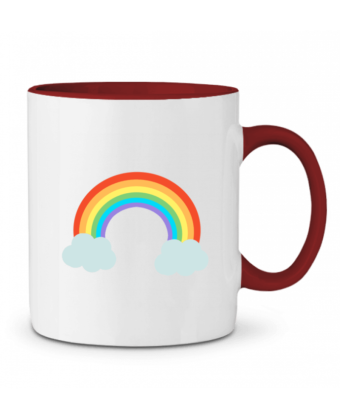 Mug bicolore Arc-en-ciel WBang