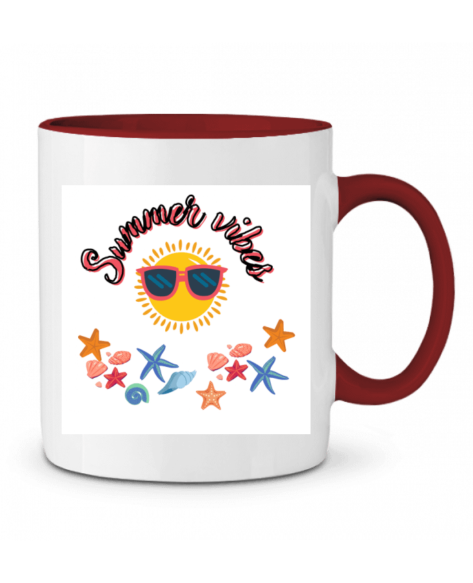 Mug bicolore summer vibes randomLis