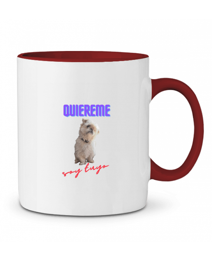 Mug bicolore amor como el de tu mascota bellezamonchi