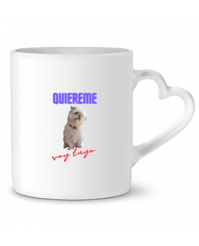Mug coeur amor como el de tu mascota par bellezamonchi