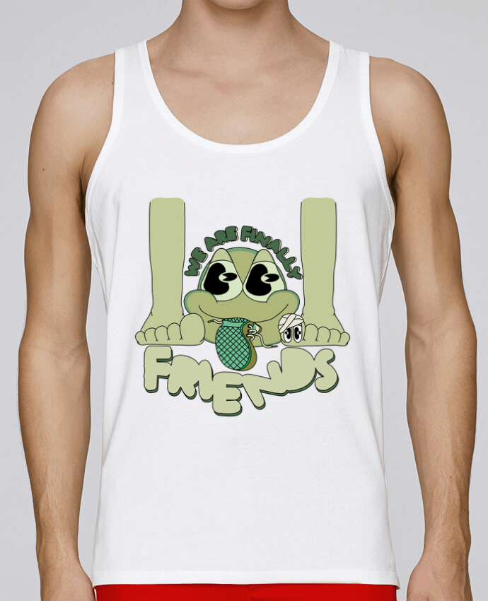 Débardeur homme FRIENDS par Santiaguen 100% coton bio