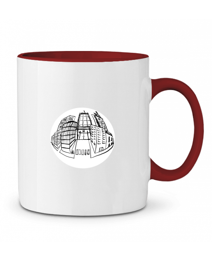 Mug bicolore Ville perspective Enbata