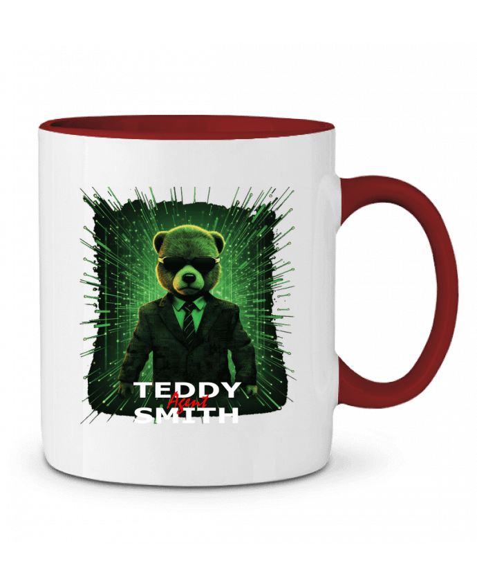 Mug bicolore Teddy Agent Smith rabeille