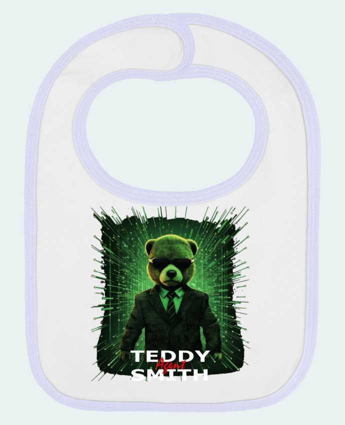 Bavoir bébé uni Teddy Agent Smith par rabeille