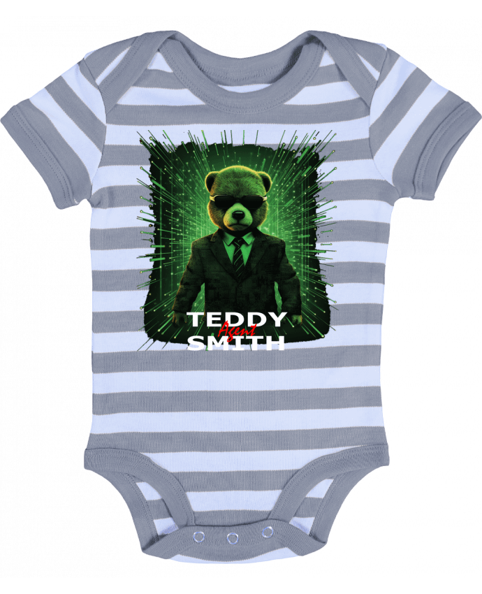 Body Bébé Rayé Teddy Agent Smith - rabeille