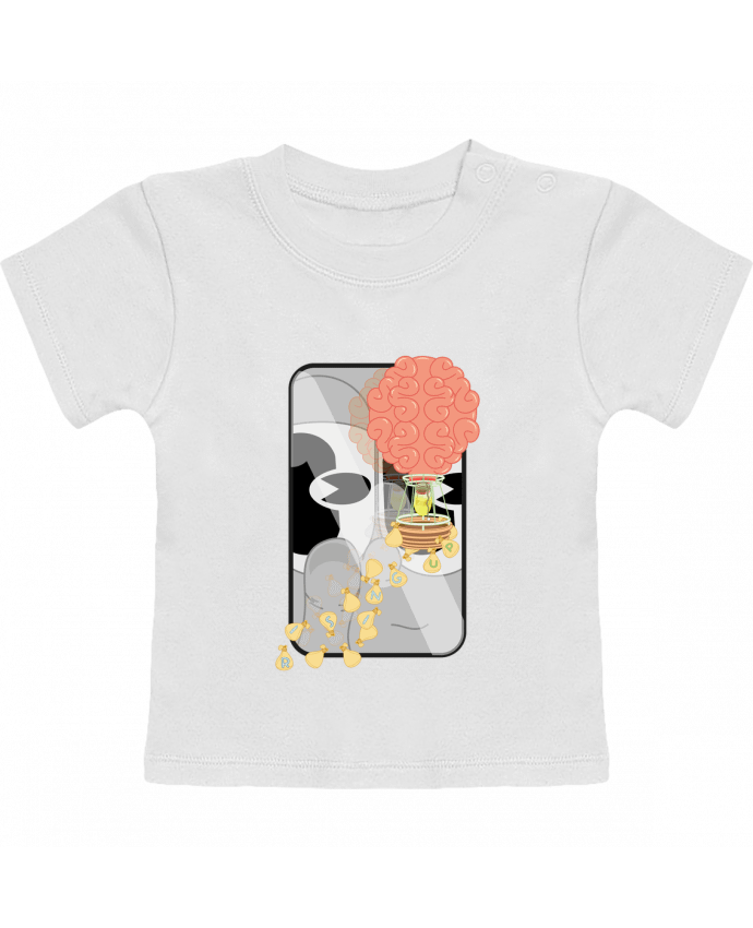 T-shirt bébé RISING UP manches courtes du designer Santiaguen