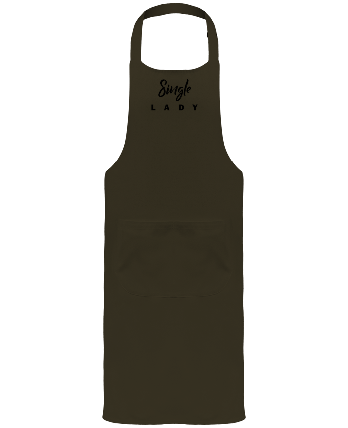 Garden or Sommelier Apron with Pocket Single lady by tunetoo