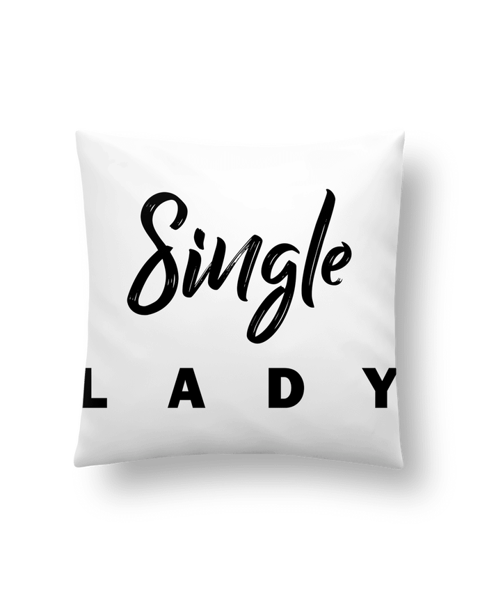 Cushion synthetic soft 45 x 45 cm Single lady by tunetoo