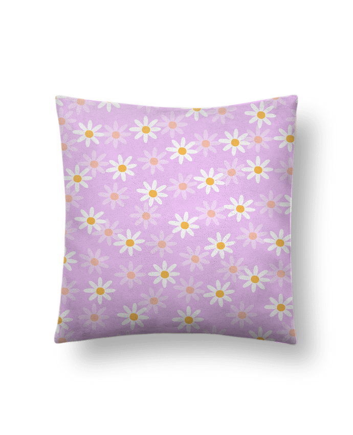 Coussin suédine daisies aesthetic par CuteHummingbird