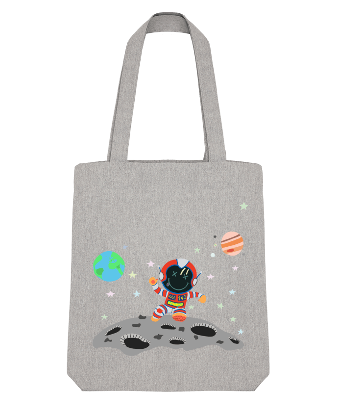 Tote Bag Stanley Stella astronaute rouge blanc par JustFree 