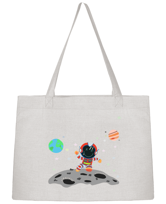 Sac Shopping astronaute rouge blanc par JustFree