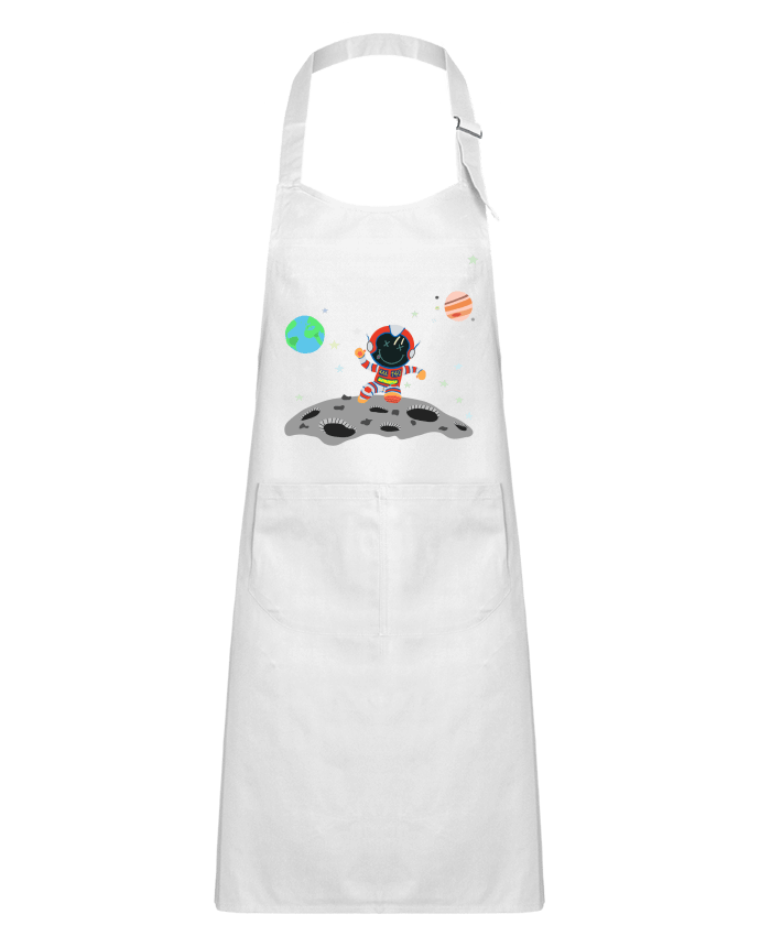 Tablier Enfant astronaute rouge blanc par JustFree