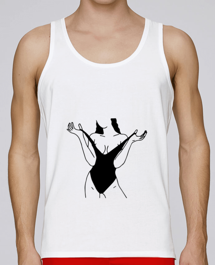 Tank Top Men Stanley Runs Organic cotton LIBRE by MadelCisne 100% coton bio