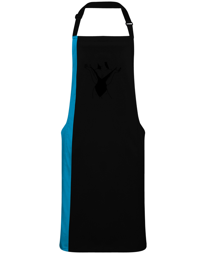 Two-tone long Apron LIBRE by  MadelCisne