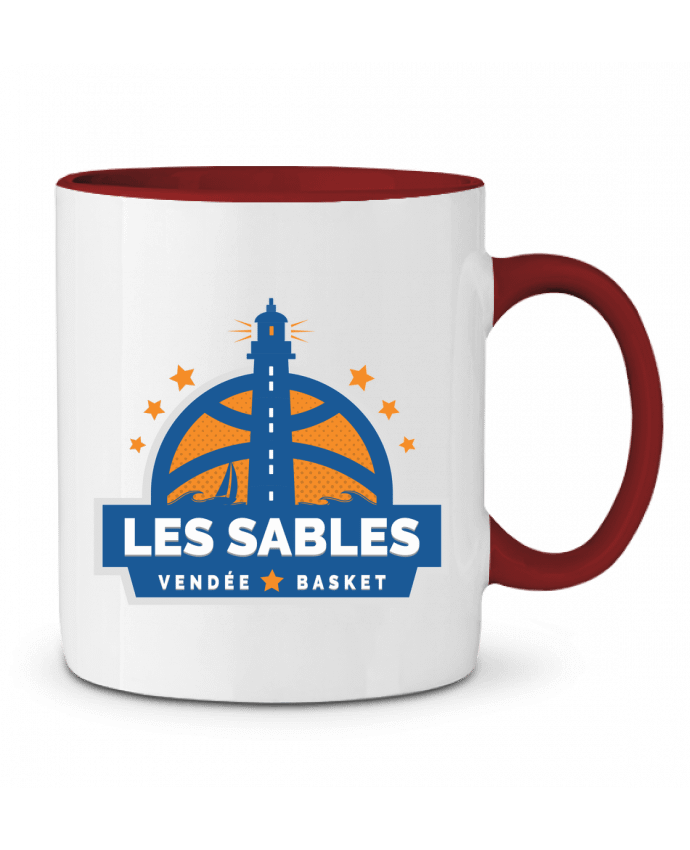 Mug bicolore Les Sables Vendée Basket Les Sables Vendée Basket