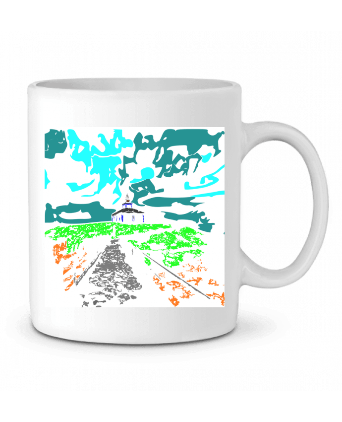Mug  Illa Pancga Ribadeo Abstract par AirePuroAsCatedrais