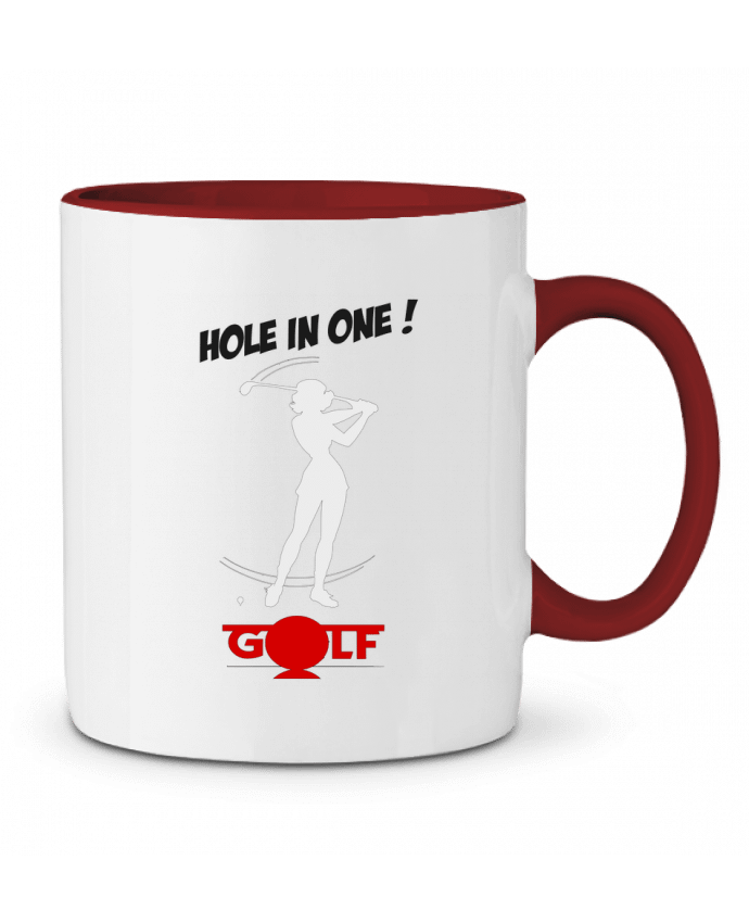 Mug bicolore Golfeuse - Hole in One LeBazardAlice