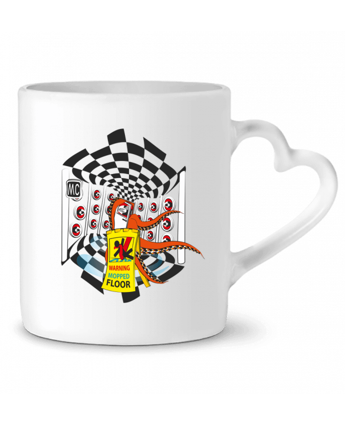 Mug coeur WET par Santiaguen