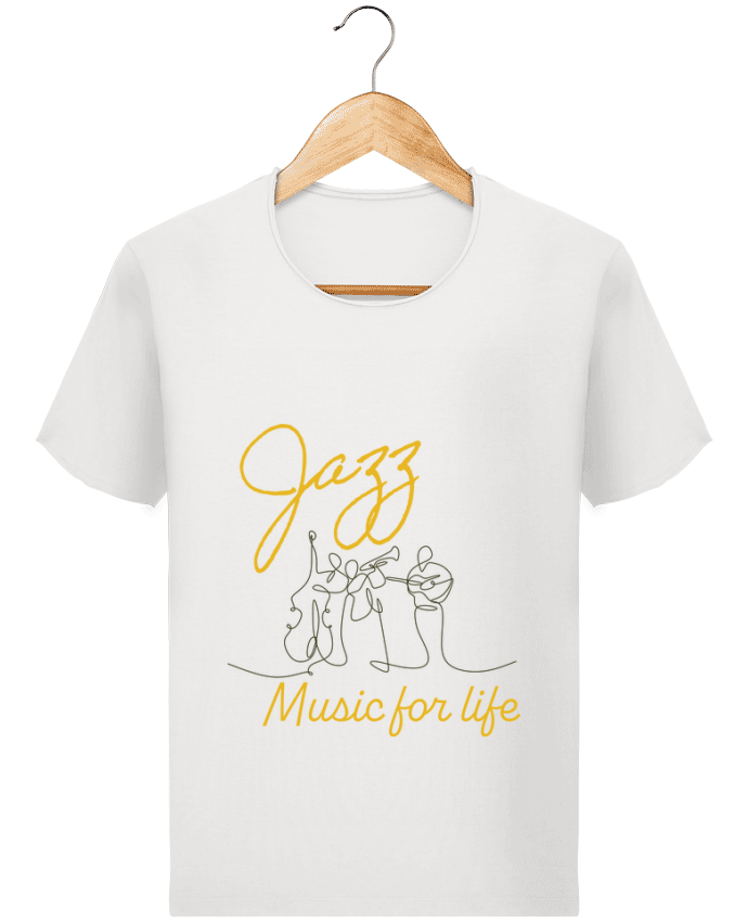  T-shirt Homme vintage Jazz Music For Life par LajjdesignCreation