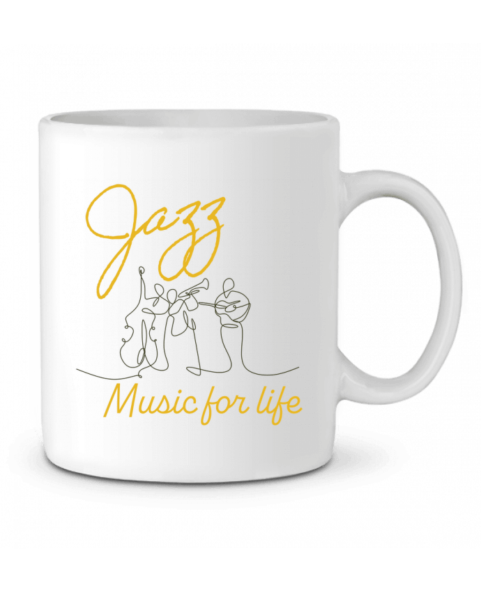 Mug  Jazz Music For Life par LajjdesignCreation