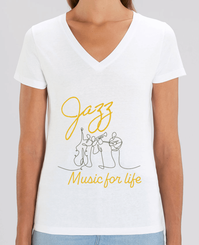 Tee-shirt femme Jazz Music For Life Par  LajjdesignCreation