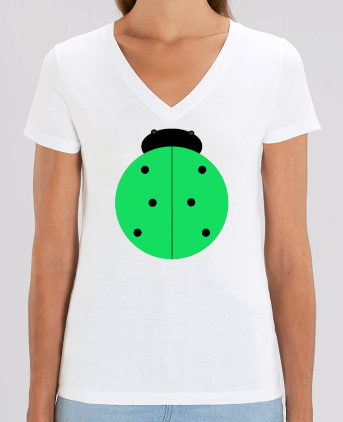 Tee-shirt femme Coccinelle verte Par  Les Caprices de Filles